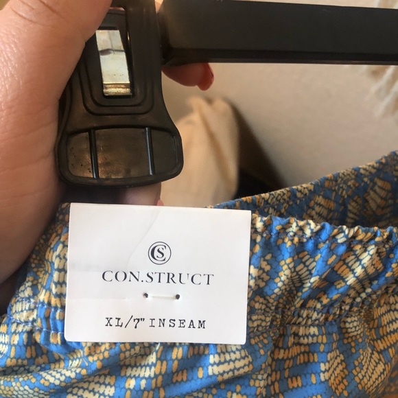 NWT Construct Mens Swim Trunks. Size XL. 7” inseam. - Picture 6 of 7